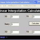 Linear Interpolation calculator freeware screenshot