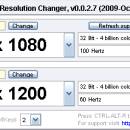 HotKey Resolution Changer freeware screenshot
