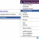 Ghostery for Chrome freeware screenshot