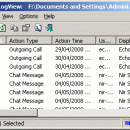 SkypeLogView freeware screenshot