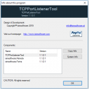 isimsoftware TCP Port Listener Tool freeware screenshot