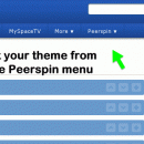 Customize MySpace by Peerspin freeware screenshot