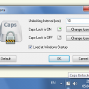 CapsUnlocker freeware screenshot