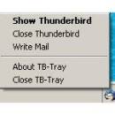 Thunderbird-Tray freeware screenshot
