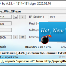 ExEinfo PE Win32 bit identifier freeware screenshot