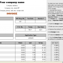 VAT Service Invoice Form freeware screenshot