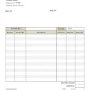 VAT Service Invoice Form freeware screenshot