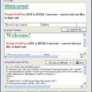 Wonderwebware RTF to HTML Converter freeware screenshot