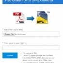 Free Online PDF to DWG Converter freeware screenshot