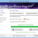 ChrisPC Free Anonymous Proxy freeware screenshot