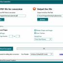 Free PDF to Word Converter freeware screenshot