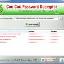 CocCoc Password Decryptor freeware screenshot