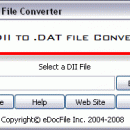 DII to DAT File Converter freeware screenshot