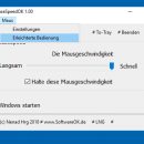 KeepMouseSpeedOK freeware screenshot