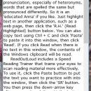 ReadOutLoud freeware screenshot