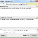 DeEgger Embedder freeware screenshot