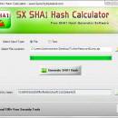 SX SHA1 Hash Calculator freeware screenshot