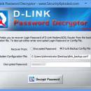 Password Decryptor for DLink freeware screenshot