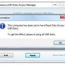Wenovo USB Disks Access Manager freeware screenshot
