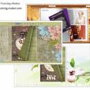 Hand-painted Flowers Theme for Page Turning Book freeware screenshot