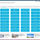 Ultimate Settings Panel freeware screenshot