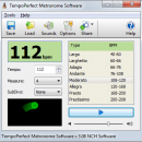 TempoPerfect Metronome Software Free freeware screenshot
