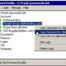 Password Gorilla freeware screenshot