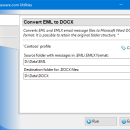 Convert EML to DOCX for Outlook freeware screenshot