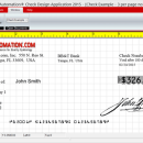 MICR Check Printing Design Software freeware screenshot