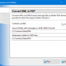 Convert EML to PDF for Outlook freeware screenshot