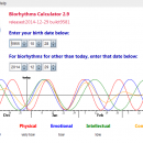 CMP Biorhythms freeware screenshot