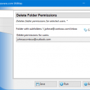 Delete Folder Permissions freeware screenshot