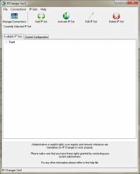 IP Changer freeware screenshot