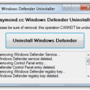 Windows Defender Uninstaller freeware screenshot