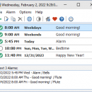 Free Alarm Clock Portable freeware screenshot