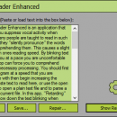 Speed Reader Enhanced Portable freeware screenshot
