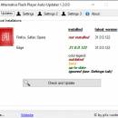 Alternative Flash Player Auto-Updater freeware screenshot