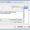 Bulk SMS freeware screenshot