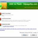 Free 3DPageFlip Doc to Flash Converter freeware screenshot