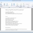 Free PDF to Word TXT Converter freeware screenshot