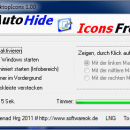 AutoHideDesktopIcons freeware screenshot