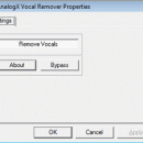 AnalogX Vocal Remover freeware screenshot