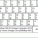 KbdKaz 500 US freeware screenshot