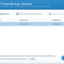 Free iTunes Backup Unlocker freeware screenshot