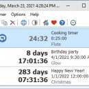 Free Countdown Timer Portable freeware screenshot