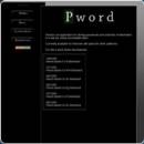 Pword freeware screenshot