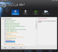 Tweak Me! freeware screenshot
