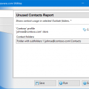 Unused Contacts Report freeware screenshot