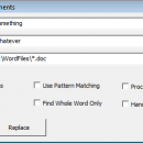 Word Search and Replace freeware screenshot