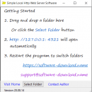 Simple Local Http Web Server Software freeware screenshot
